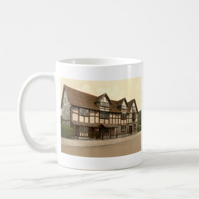 Taza De Café El lugar de nacimiento de Shakespeare, (Izquierda)
