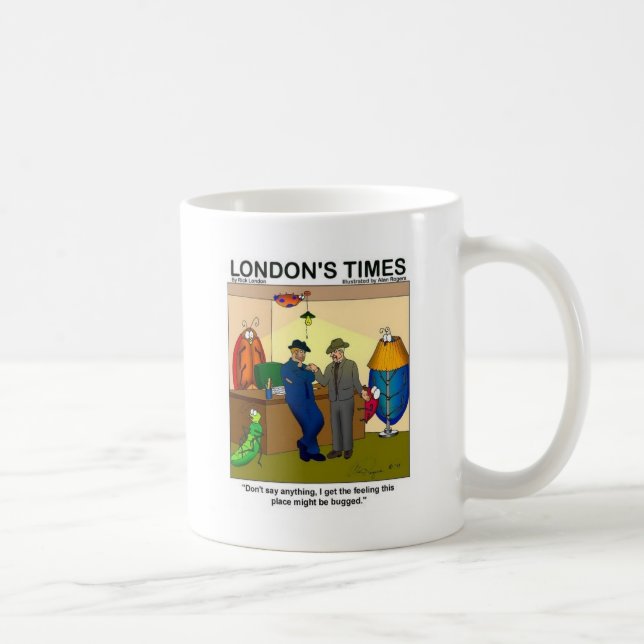 Taza De Café El Lugar Está Malogrado Graciosos Regalos Policial (Derecha)