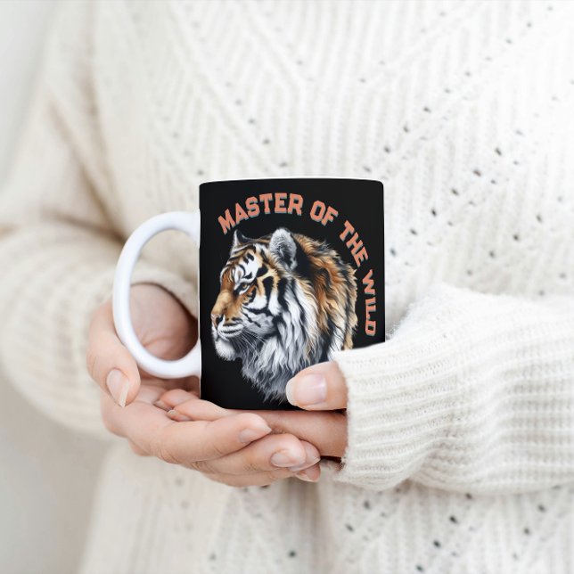 Taza De Café El maestro de los tigres de lo salvaje (Subido por el creador)