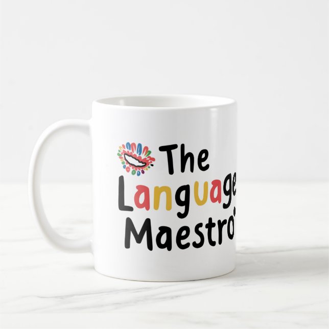 Taza De Café El Maestro del Lenguaje (Izquierda)