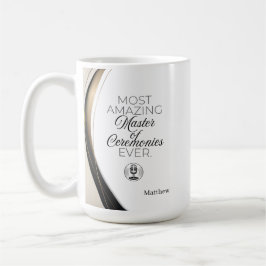 Taza De Café El maestro más asombroso de las ceremonias persona