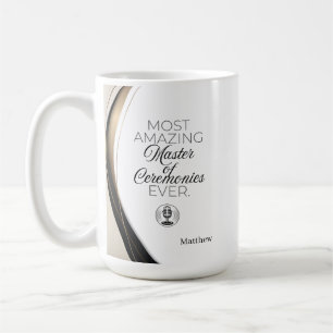 Taza De Café El maestro más asombroso de las ceremonias persona