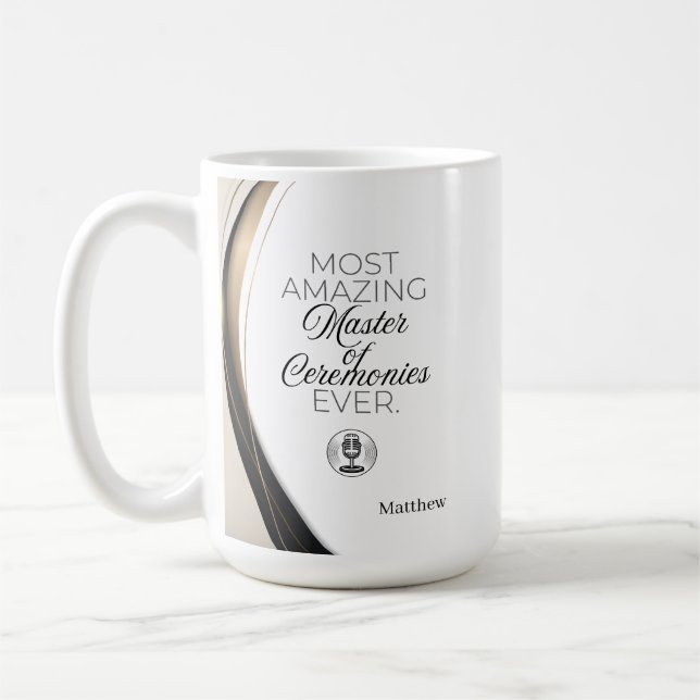 Taza De Café El maestro más asombroso de las ceremonias persona (Izquierda)