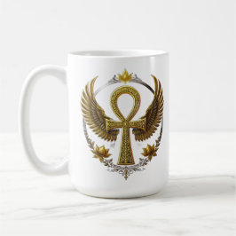 Taza De Café El majestuoso poder del Ankh sagrada herencia egip