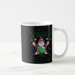 Taza De Café El maná se almacena en el hechicero de fantasía de