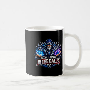 Taza De Café El mana se almacena en el mago brujo hechicero