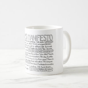 Taza De Café El manifiesto de Comms - versión del inglés de l