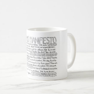 Taza De Café El manifiesto de Comms - versión del inglés de los