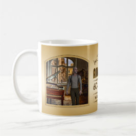 Taza De Café El marco de la foto del mejor Personalizado del mu