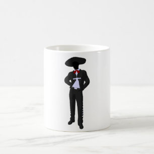 Taza De Café El Mariachi de la silueta asalta