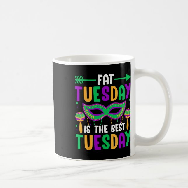 Taza De Café El Martes Grasa Es El Mejor Martes (Derecha)
