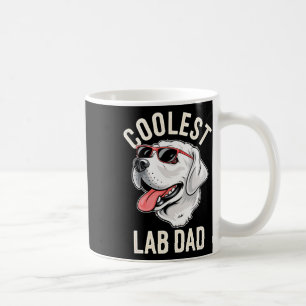 Taza De Café El más frío de Lab Dad Dog Labrador Perro Dueño de