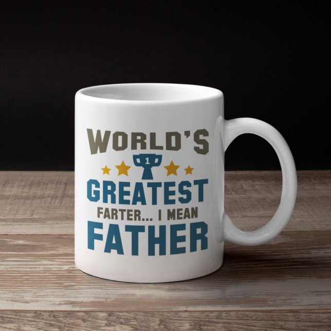 Taza De Café El más grande del mundo (world's greatest farter I mean father mug)