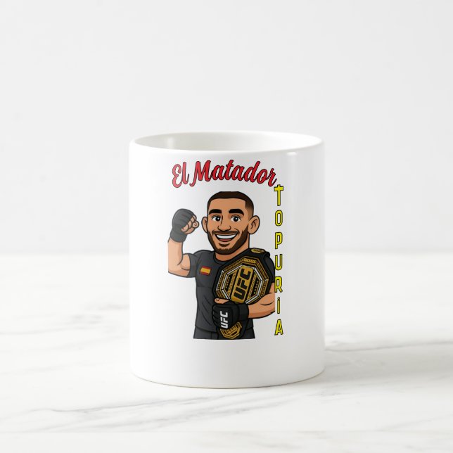 Taza De Café El Matador, Topuria, UFC Fighter (Centro)