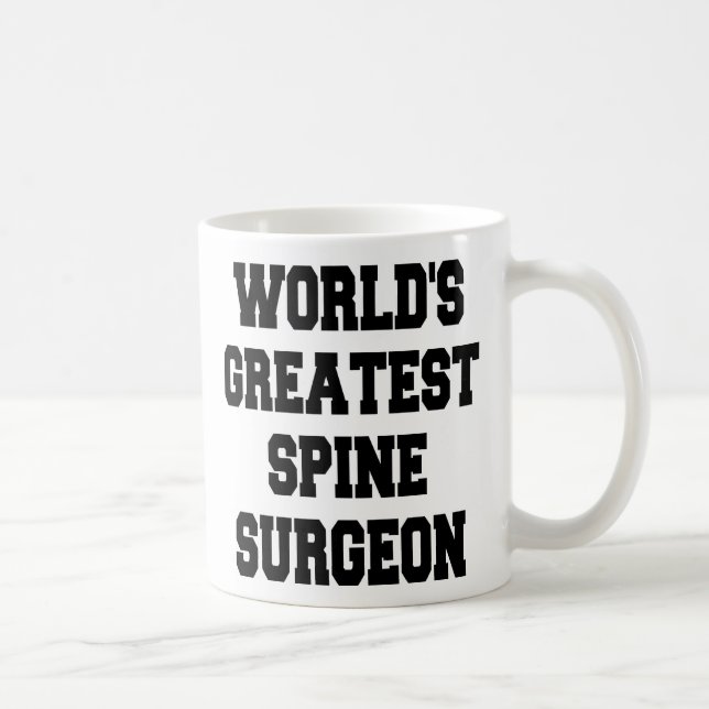 Taza De Café El mayor cirujano espinal del mundo (Derecha)