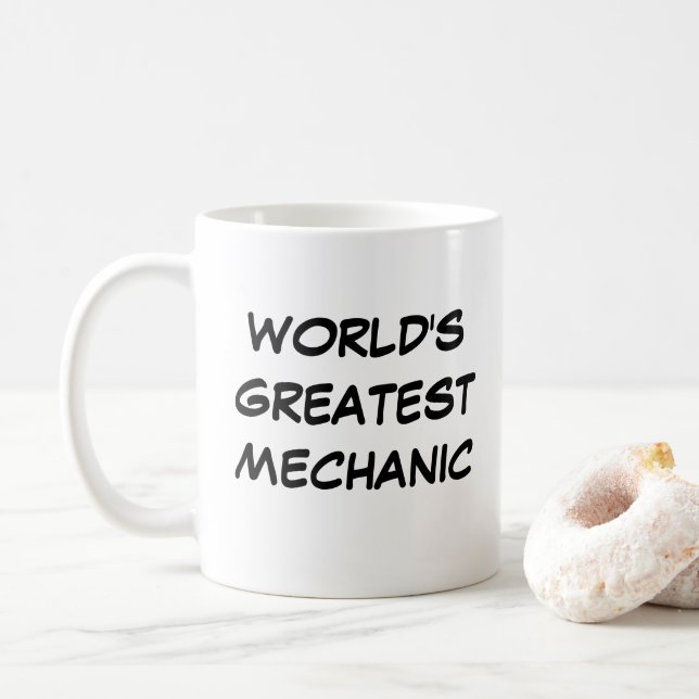 Taza De Café "El mayor mecánico del mundo" (Con donut)