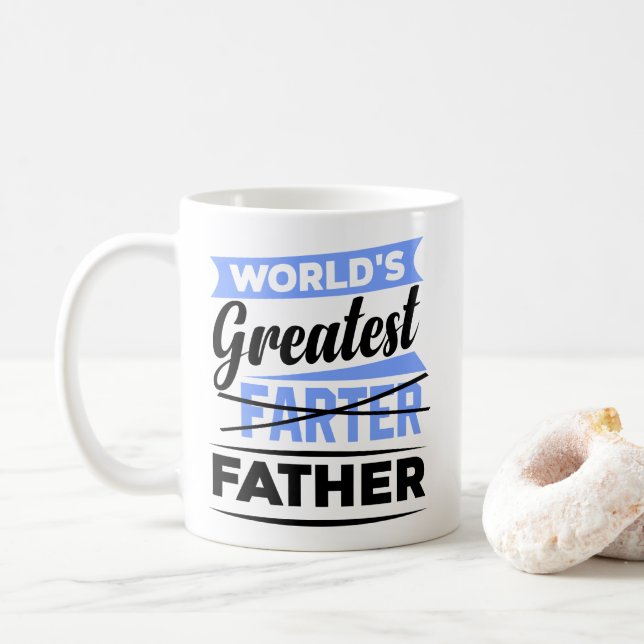 Taza De Café El mayor padre del mundo (Con donut)