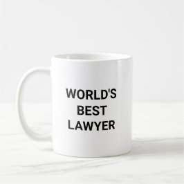 Taza De Café El Mejor Abogado del Mundo Regalo Divertido para C