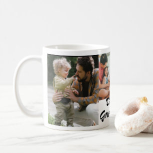 Taza De Café El mejor abuelo de la historia 4 fotos blanco