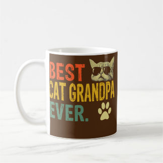 Taza De Café El mejor abuelo del gato jamás fue el día del padr