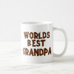 Taza De Café El mejor abuelo del mundo<br><div class="desc">El mejor diseño del mundo hecho de madera. Perfecto para un carpintero en el día del padre o del abuelo o para el abuelo en su cumpleaños.</div>