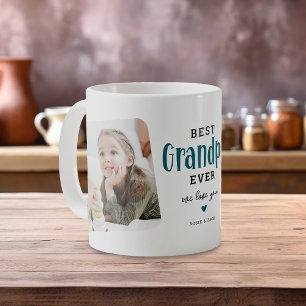 Taza De Café El MEJOR ABUELO del mundo 2 Foto Regalo Bonito 