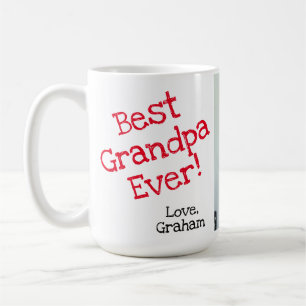 Taza De Café el mejor abuelo nunca con la imagen
