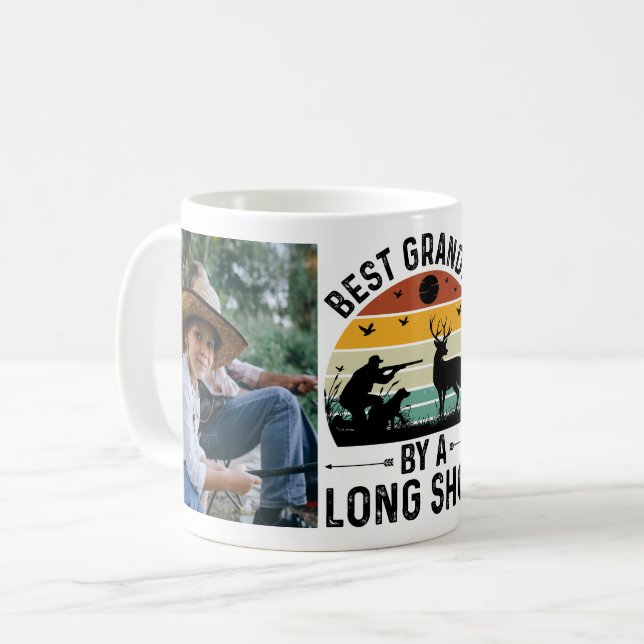 Taza De Café El mejor abuelo por una larga foto (Anverso izquierdo)