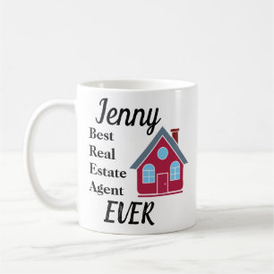 Taza De Café El mejor agente inmobiliario nunca