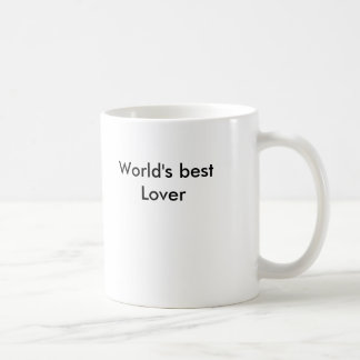 Taza De Café El mejor amante del mundo