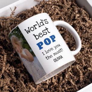 Taza De Café El mejor amor pop del mundo, más foto de un nieto
