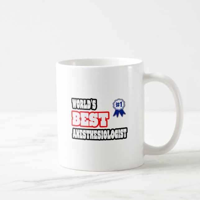Taza De Café El mejor anestesiólogo del mundo (Derecha)