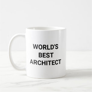 Taza De Café El Mejor Arquitecto del Mundo Regalo Divertido par