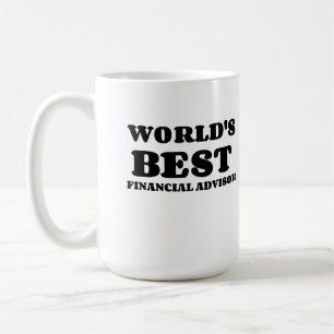 TAZA DE CAFÉ EL MEJOR ASESOR FINANCIERO DEL MUNDO