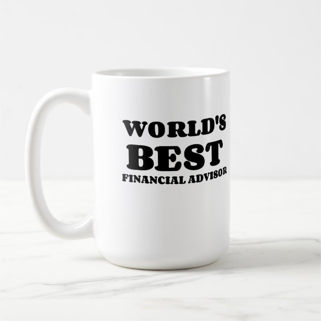 TAZA DE CAFÉ EL MEJOR ASESOR FINANCIERO DEL MUNDO (Izquierda)
