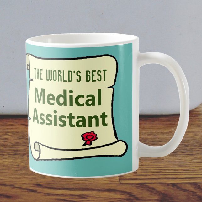 Taza De Café El mejor asistente médico del mundo. (Subido por el creador)
