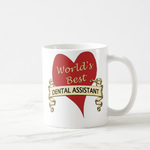 Taza De Café El mejor ayudante de dentista del mundo