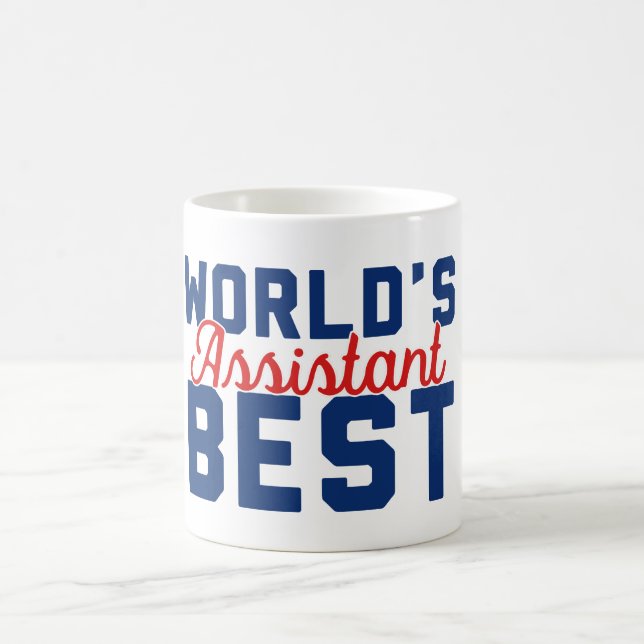 Taza De Café El mejor ayudante del mundo (Centro)