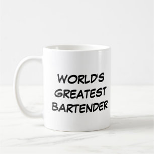 Taza De Café "El mejor barman del mundo"