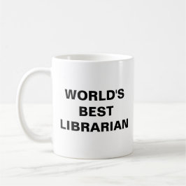 Taza De Café El mejor bibliotecario del mundo