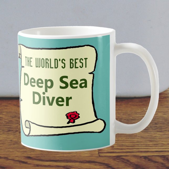 Taza De Café El mejor buceo marino del mundo. (Subido por el creador)