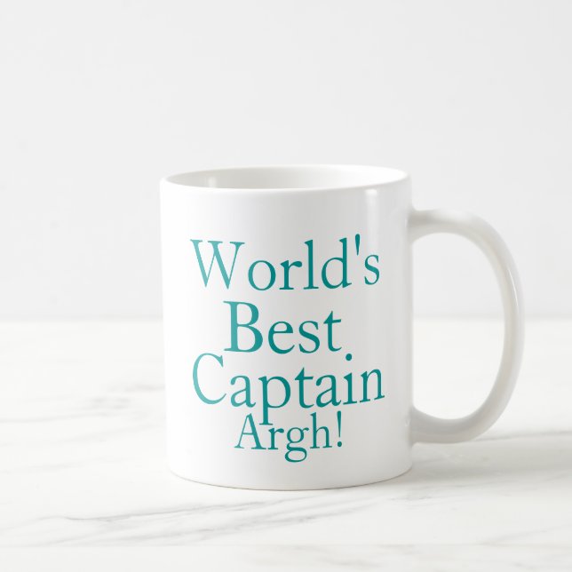 Taza De Café El mejor capitán de los mundos (Derecha)