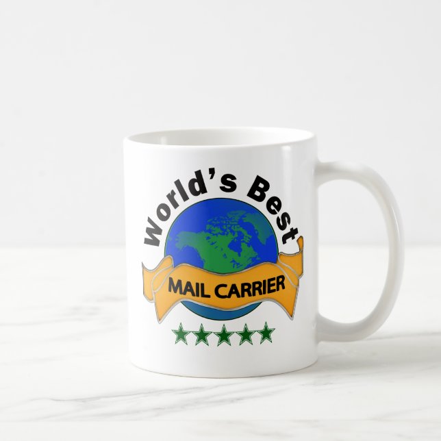 Taza De Café El mejor cartero del mundo (Derecha)