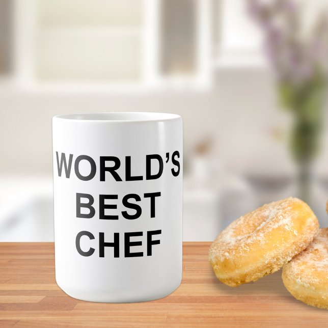 Taza De Café El mejor chef del mundo (Subido por el creador)
