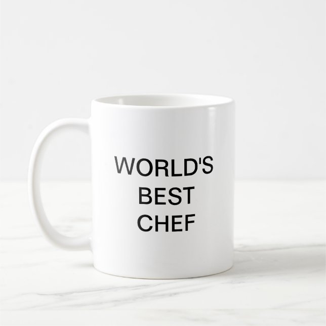 Taza De Café El mejor chef del mundo, Coffee Mug (Izquierda)