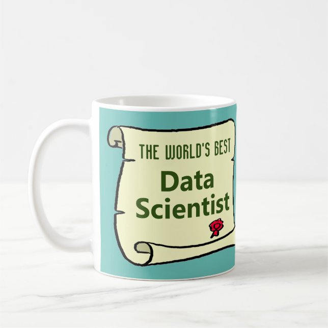 Taza De Café El mejor científico de datos del mundo. (Izquierda)