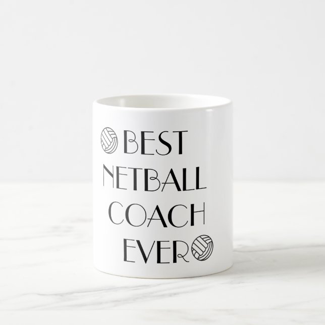 Taza De Café El mejor coche del Netball nunca (Centro)