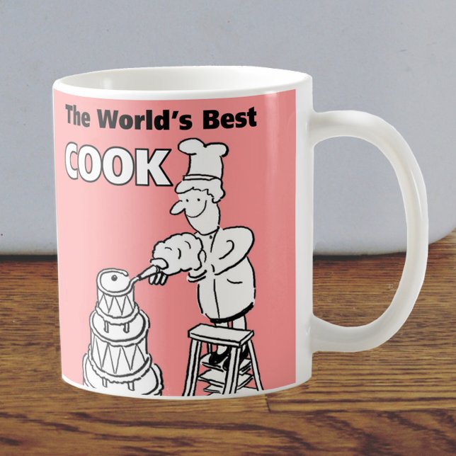Taza De Café El mejor cocinero del mundo (Subido por el creador)