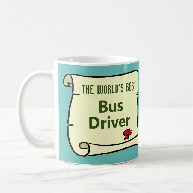 Taza De Café El mejor conductor de autobús del mundo. (Izquierda)