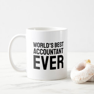Taza De Café El mejor contable del mundo Divertido